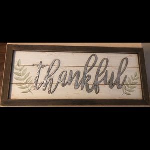 Wooden sign